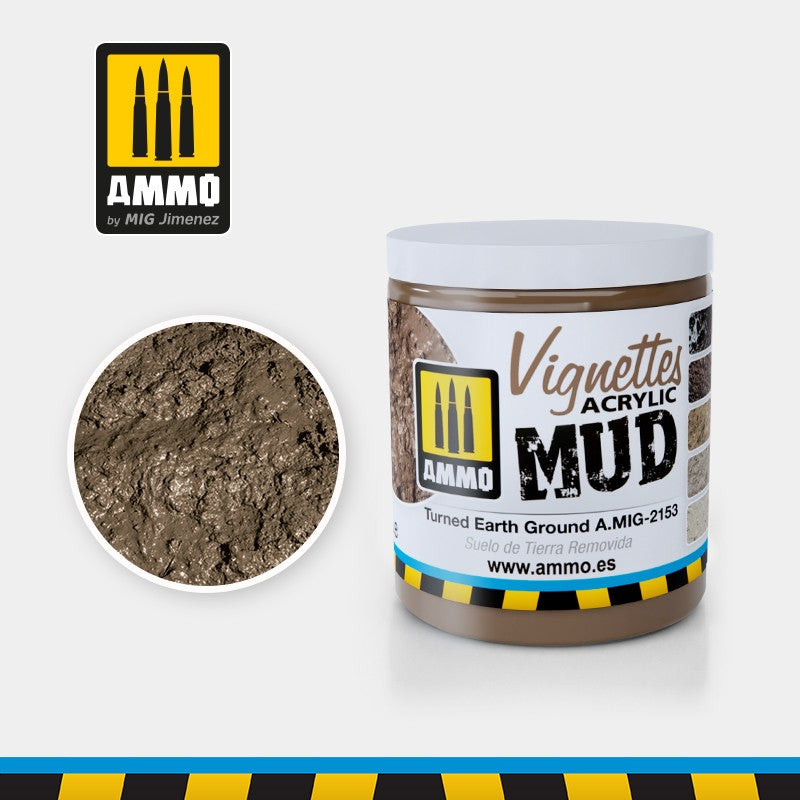 AMIG 2153 Vignettes Acrylic Mud. Turned Earth Ground 100ml.