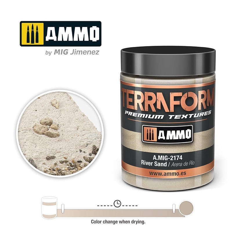 AMIG 2174 Terraform Premium Textures River Sand 100ml.