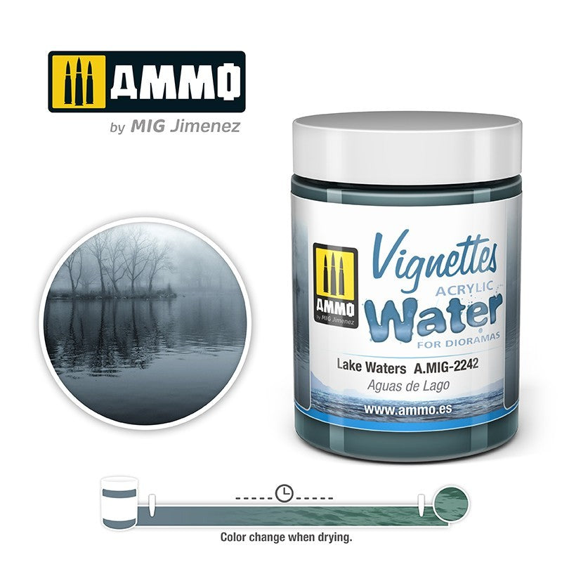 AMIG 2242 Vinettes Acrylic Lake Waters for Dioramas.
