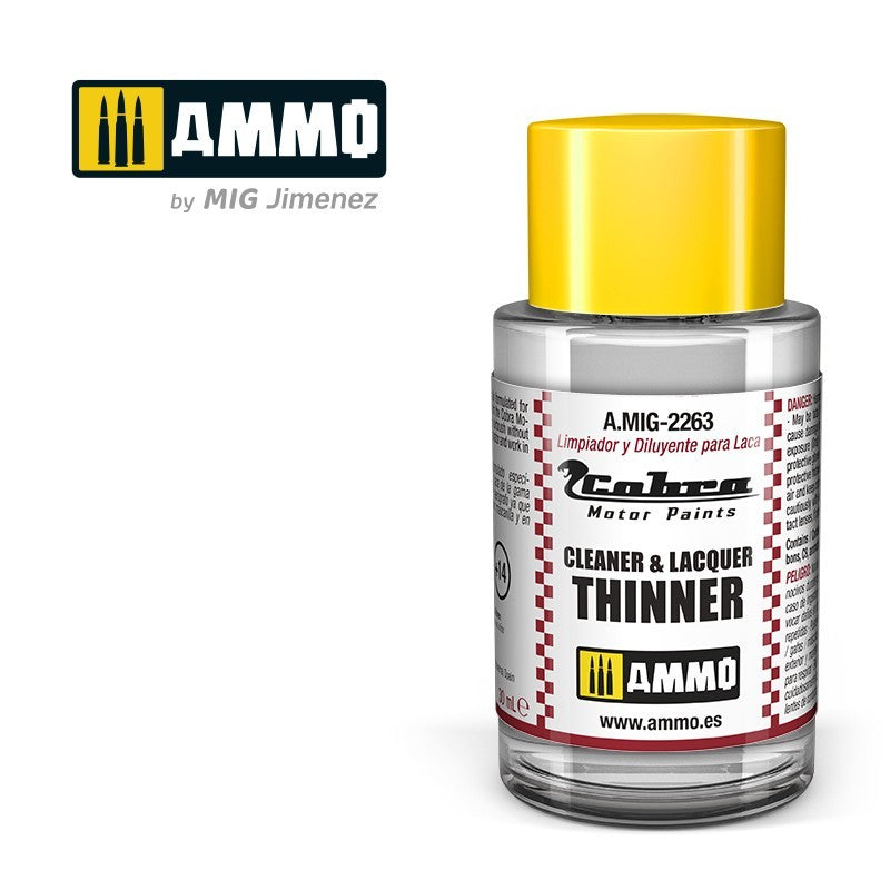 AMIG 2263 Cobra Motor Cleaner & Lacuer Thinner 30ml.