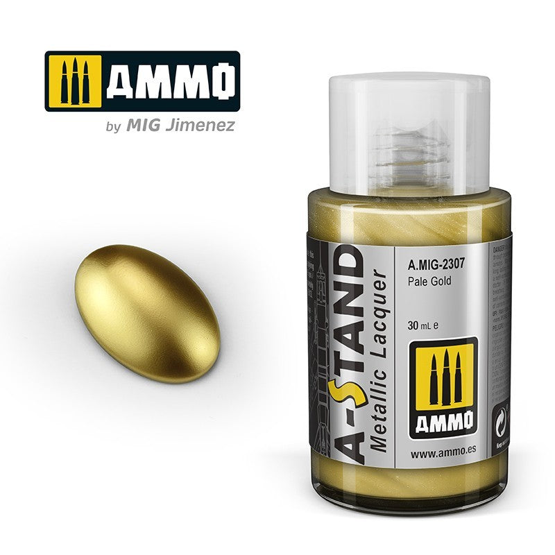 Amig 2307 A-Stand Pale Gold Metallic Lacquer