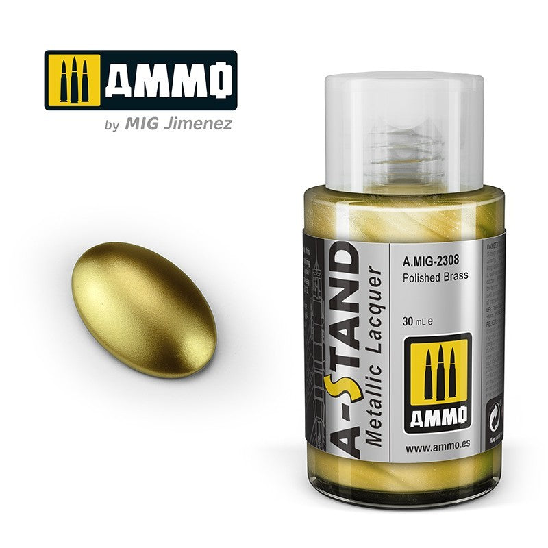 Amig 2308 A-Stand Polished Brass Metallic Lacquer