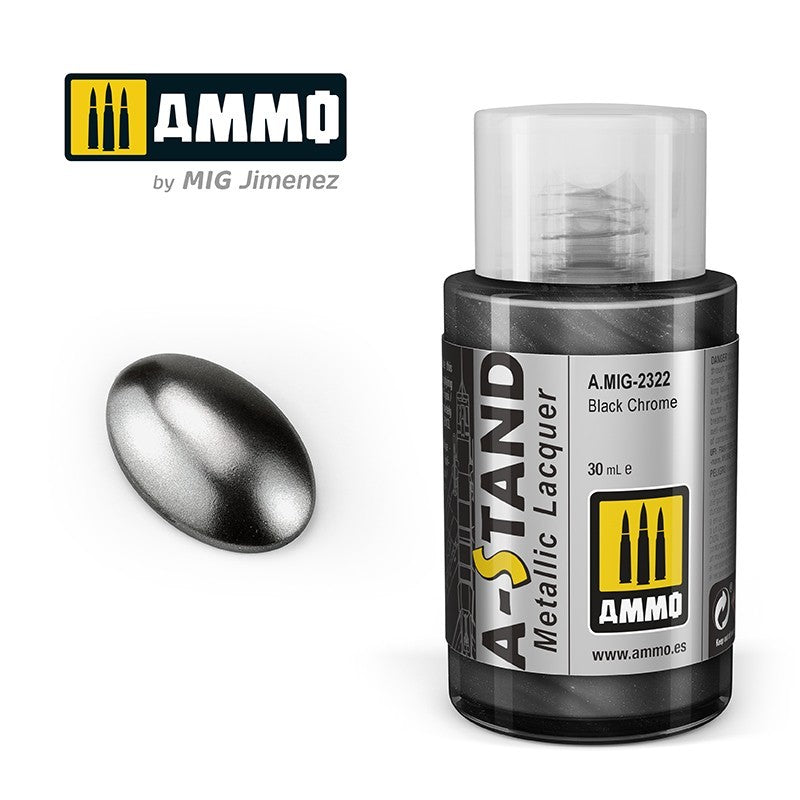 Amig 2322 A-Stand Black Chrome Metallic Lacquer