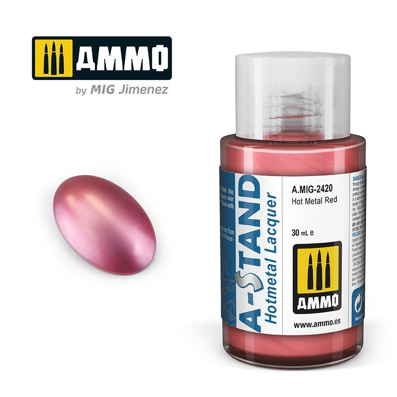 Amig 2420 A-Stand Hot Metal Red, Hotmetal Lacquer