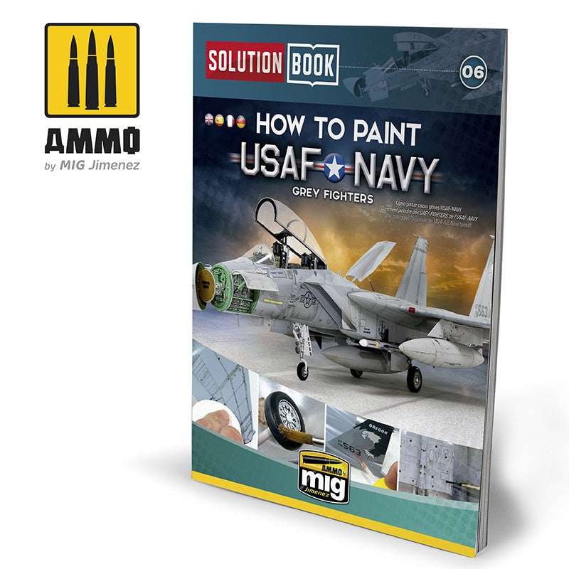Solution Book How to Paint USAF Navy Grey Fighters