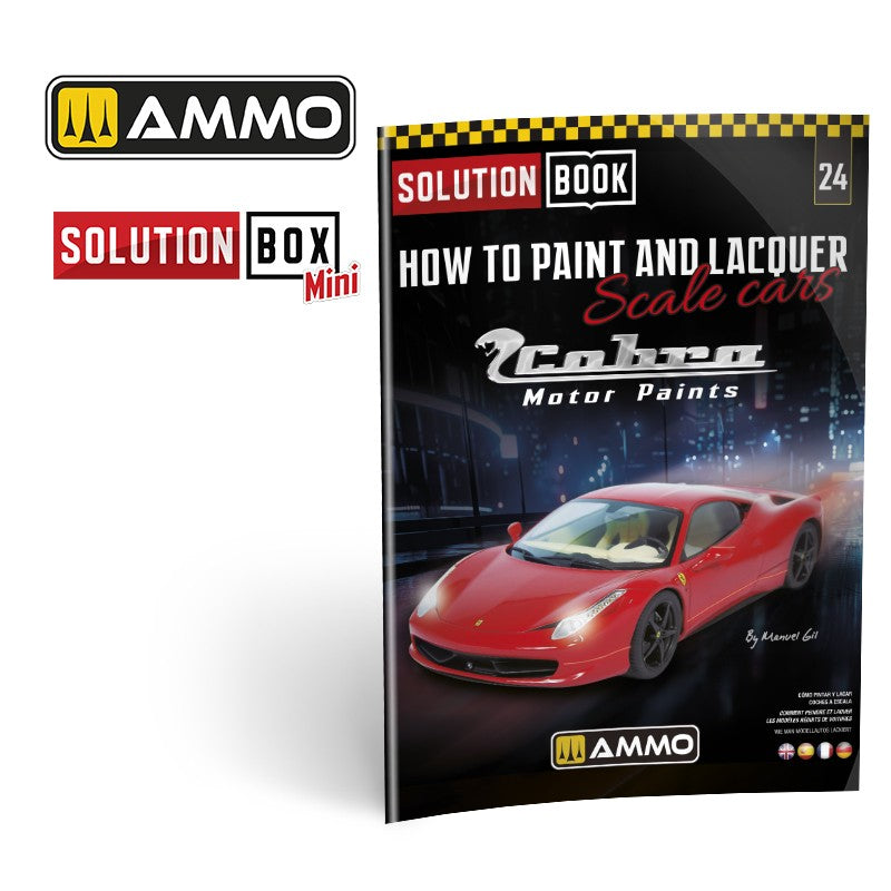 Solution Book How to Paint and Lacquer Scale Cars Cobra Motor Paints