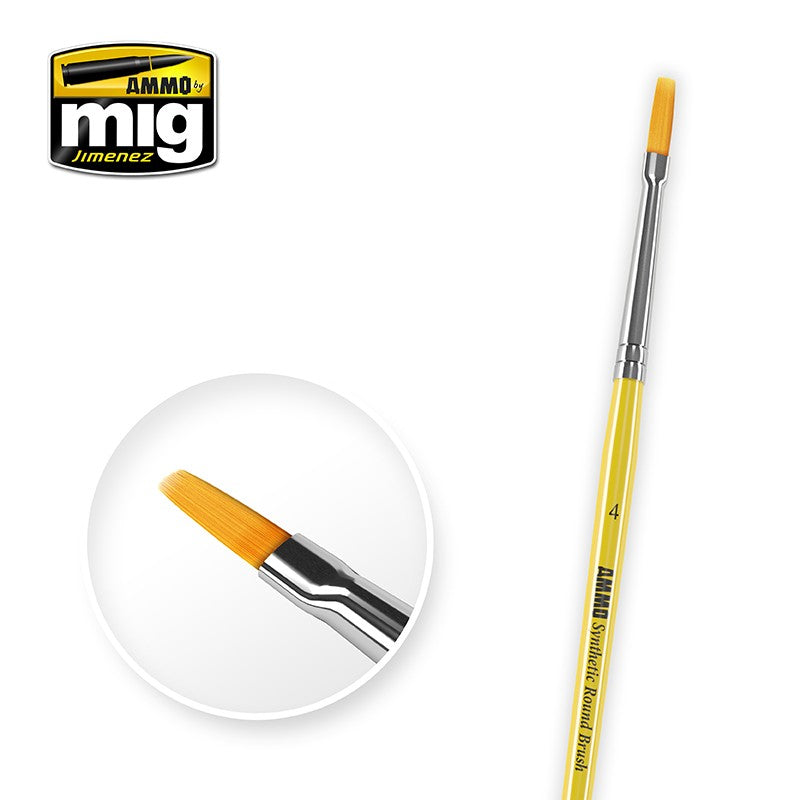 Amig 8620 4 Synthetic Flat Brush