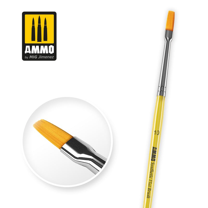 Amig 8622 10 Synthetic Flat Brush