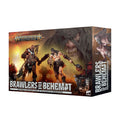 Warhammer Age Of Sigmar. Brawlers of Behemat. Two Mega-Gargants Duel in the Ruins of Embergard