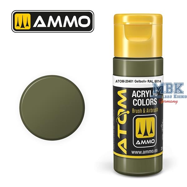 Atom 20401 Gelboliv RAL6014