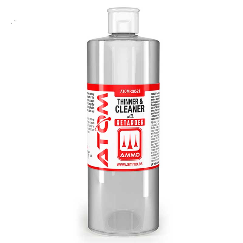 Atom 20521 Cleaner & Thinner with Retarder 400ml