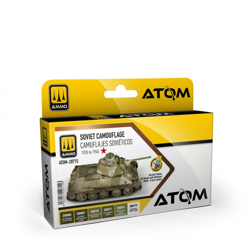 Ammo of Mig ATOM 20715 Soviet Camouflage 1935 to 1945 Colors Set