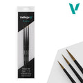 Vallejo Brushes Pro Modeler Natural Desing Set 0-1-2 Round