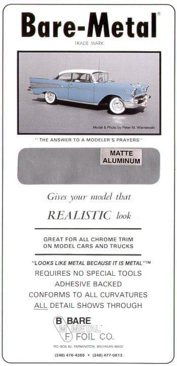 Bare-Metal Foil Matte Aluminum
