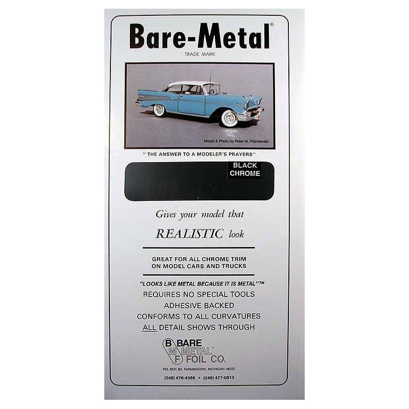 Bare-Metal Foil Black Chrome