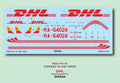 Boa Decals 44116 Tupolev Tu-204-100C DHL