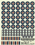RAF Type C Roundels/National indignia 1/48 decals