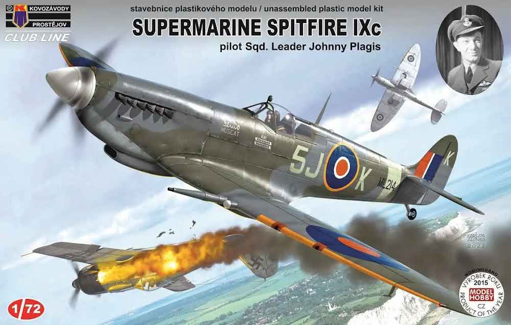 Supermarine Spitfire IXc Pilot Sqd. Leader Johnny Plagis
