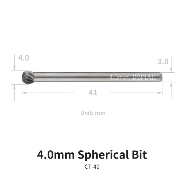 DSPIAE “I-deal” Spherical Bit 4,0mm