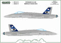 Finnish F/A-18 C/D Hornets Display Team 2022 - Generic Set.