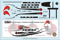 Draw Decal 1:72 Set 72s-Goose-3. Alaska Costal Airlines Goose
