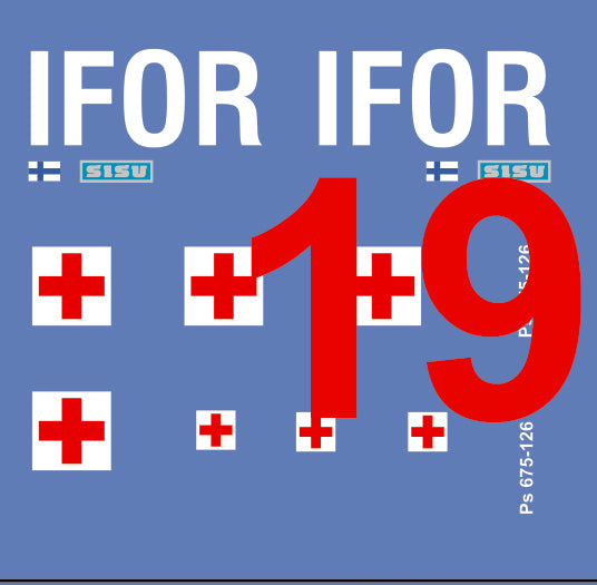 Finnish IFOR decals 1/72
