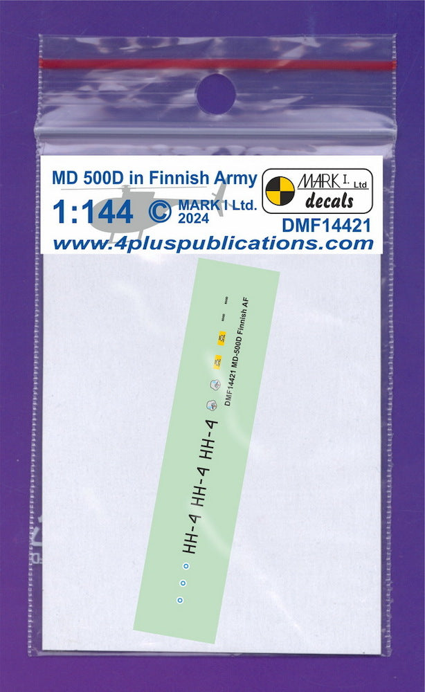 Mark Decals 1:144. MD 500D in Finnish Army