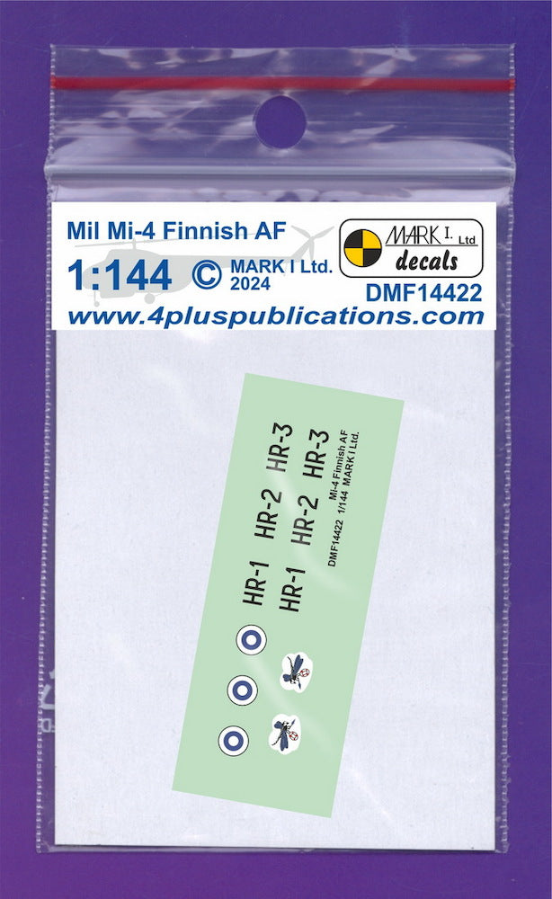 Mark Decals 1:144. MiL Mi-4 in Finnish AF