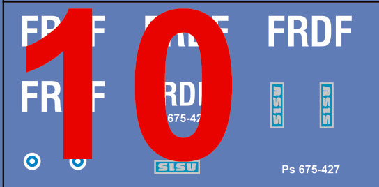 Finnish ISAF & FRDF decals 1/72