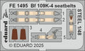Eduard Bf 109K-4 Seatbelts Steel 1/48