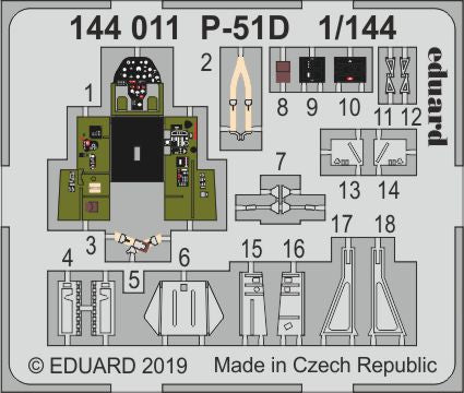 Eduard P-51D Photoetc 1/144