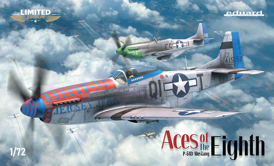 P-51D Mustang Aces of The Eighth. Dual Combo Limited Edition