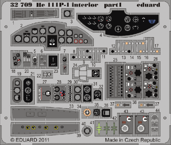 Eduard He 111P-1  Interior S.A. 1/32