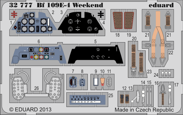 Eduard Bf 109E-4 Weeked etc. 1/32