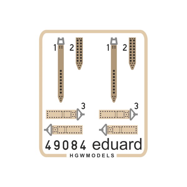 Eduard IJN Seatbelts 1/48 Super Fabric