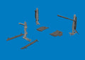 Eduard Brassin MiG-21F Undercarriage Legs 1/48 PRINT