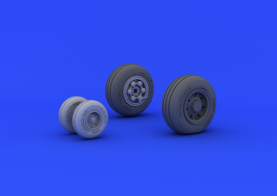 Eduard Brassin Tornado IDS Wheels 1/48.