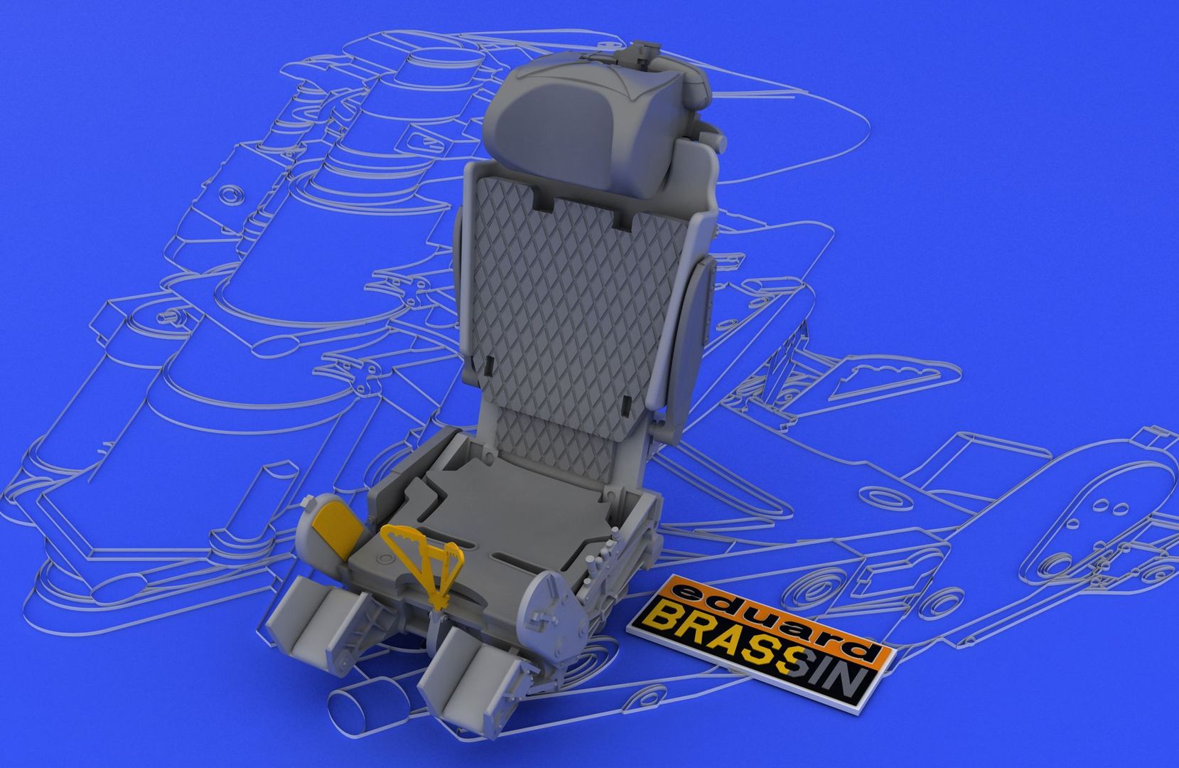 Eduard Brassin MiG-21MFM Ejection Seat 1/48.