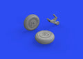 Eduard Brassin A6M3 Wheels 1/48.