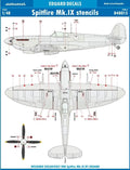 Eduard Decals Spitfire Mk.IX Stencils