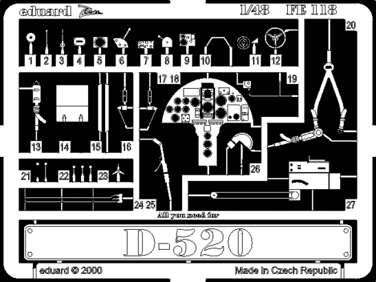 Eduard D-520 1/48 Etc.
