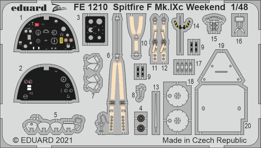 Eduard Spitfire F Mk.IXc Weekend 1/48 Etc.
