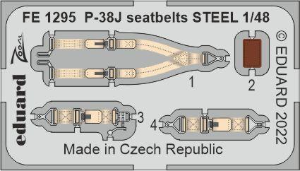 Eduard Seatbelts P-38J 1/48 STEEL