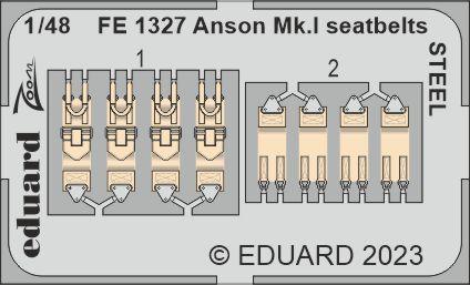 Eduard Seatbelts Anson Mk.I 1/48 STEEL
