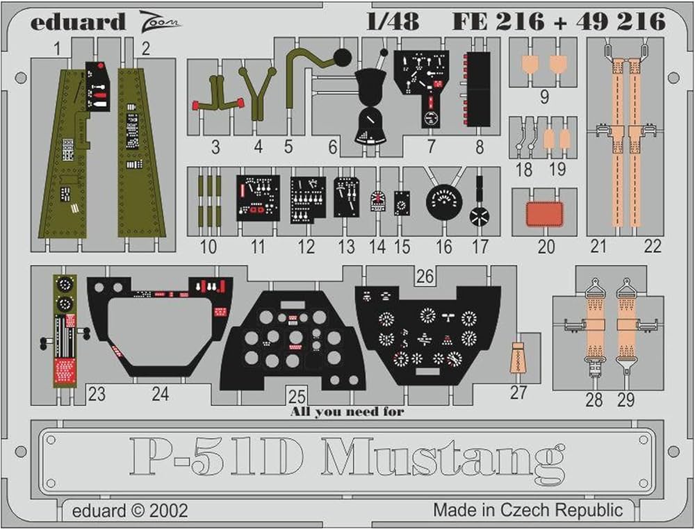 Eduard P-51D Etch. 1/48