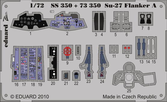Eduard Su-27 Flanker A 1/72 etc.