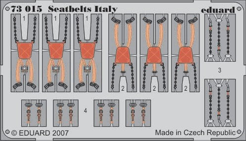 Eduard Seatbelts Italy WWII 1/72