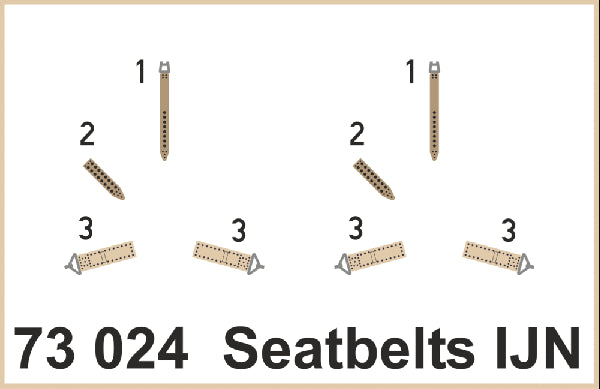 Eduard Seatbelts IJN WWII 1/72 Super Fabric
