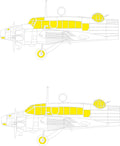 Eduard Pre-Cut Painting Mask Anson Mk.I 1/48