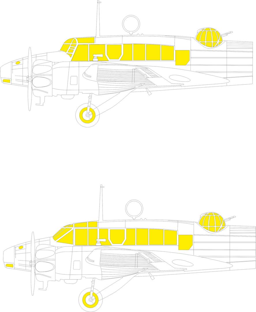 Eduard Pre-Cut Painting Mask Anson Mk.I 1/48